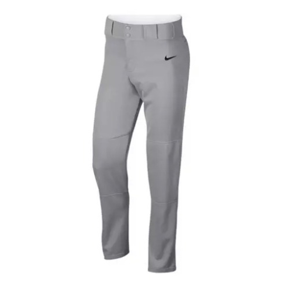 Nike Core Baseball Pants Mens L‎ Gray Full Length Athletic Dri Fit Softball